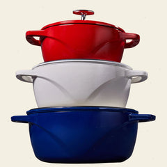 USA Enamel™ Cast Iron Dutch Oven