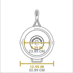 Blacklock Lightweight Cast Iron Skillet Set