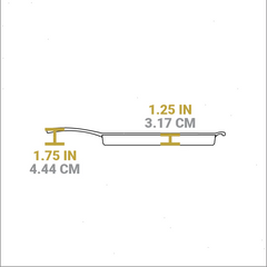 Blacklock 12 Inch Lightweight Cast Iron Grill Pan