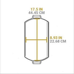 Blacklock Lightweight Cast Iron Double Burner Griddle