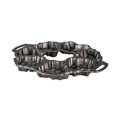 Seasoned Cast Iron Holiday Wreath Pan