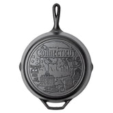 American Road Trip: 12 Inch Seasoned Cast Iron Skillet, Connecticut