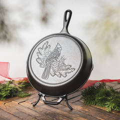 Lodge 10.25 Inch Seasoned Cast Iron Cardinal Skillet