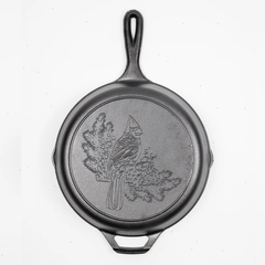 Lodge 10.25 Inch Seasoned Cast Iron Cardinal Skillet