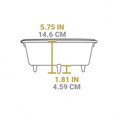 Yellowstone™ 12 Inch / 8 Quart Seasoned Cast Iron Deep Camp Dutch Oven