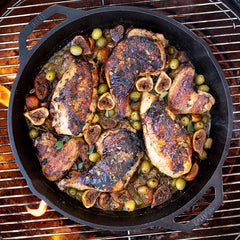 Cast Iron Dual-Handle Pan