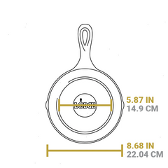 Essential Seasoned Cast Iron Skillet Set
