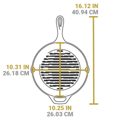 Essential Seasoned Cast Iron Pan Set