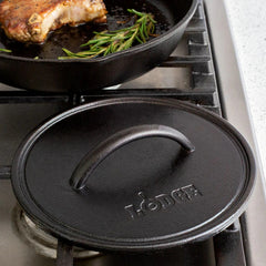 Seasoned Cast Iron Round Grill Press