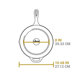 Essential Seasoned Cast Iron Skillet Set