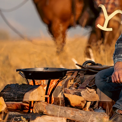 Yellowstone 10.25 Inch Cast Iron Authentic Y Skillet