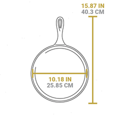 Essential Seasoned Cast Iron Skillet Set