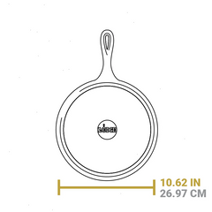 Essential Seasoned Cast Iron Skillet Set