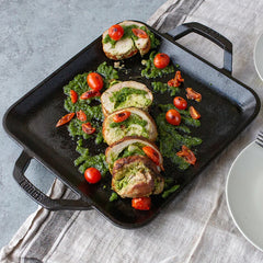 Chef Collection 11 Inch Cast Iron Square Griddle