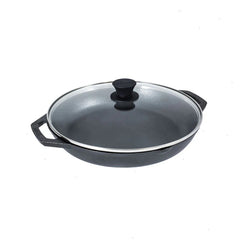 Chef Collection 12 Inch Cast Iron Everyday Pan