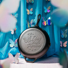 12 Inch Chef Collection Dolly Parton Skillet, I Beg Your Parton