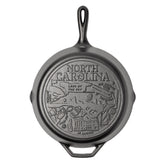 American Road Trip: 12 Inch Seasoned Cast Iron Skillet, North Carolina