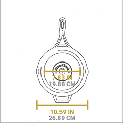 Blacklock Lightweight Skillet