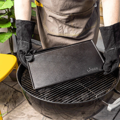 16.75 x 9.5 Inch Double Play Reversible Grill/Griddle