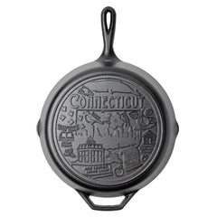 American Road Trip: 12 Inch Seasoned Cast Iron Skillet, Connecticut