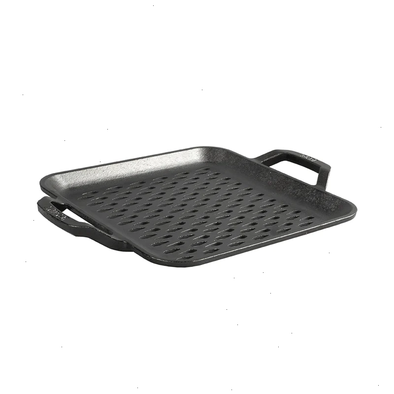 Chef Collection 11 Inch Cast Iron Square Grill Topper