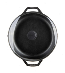 Chef Collection 12 Inch Cast Iron Everyday Pan 