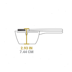 Cast Iron Melting Pot and Silicone Brush