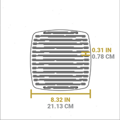 Seasoned Cast Iron Panini Press