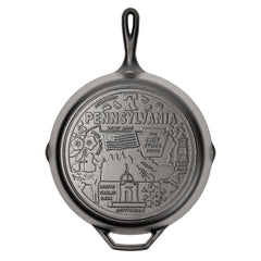 American Road Trip: 12 Inch Seasoned Cast Iron Skillet, Pennsylvania