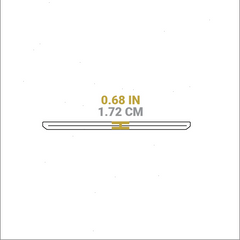 Grip Style Oval Wood Underliner